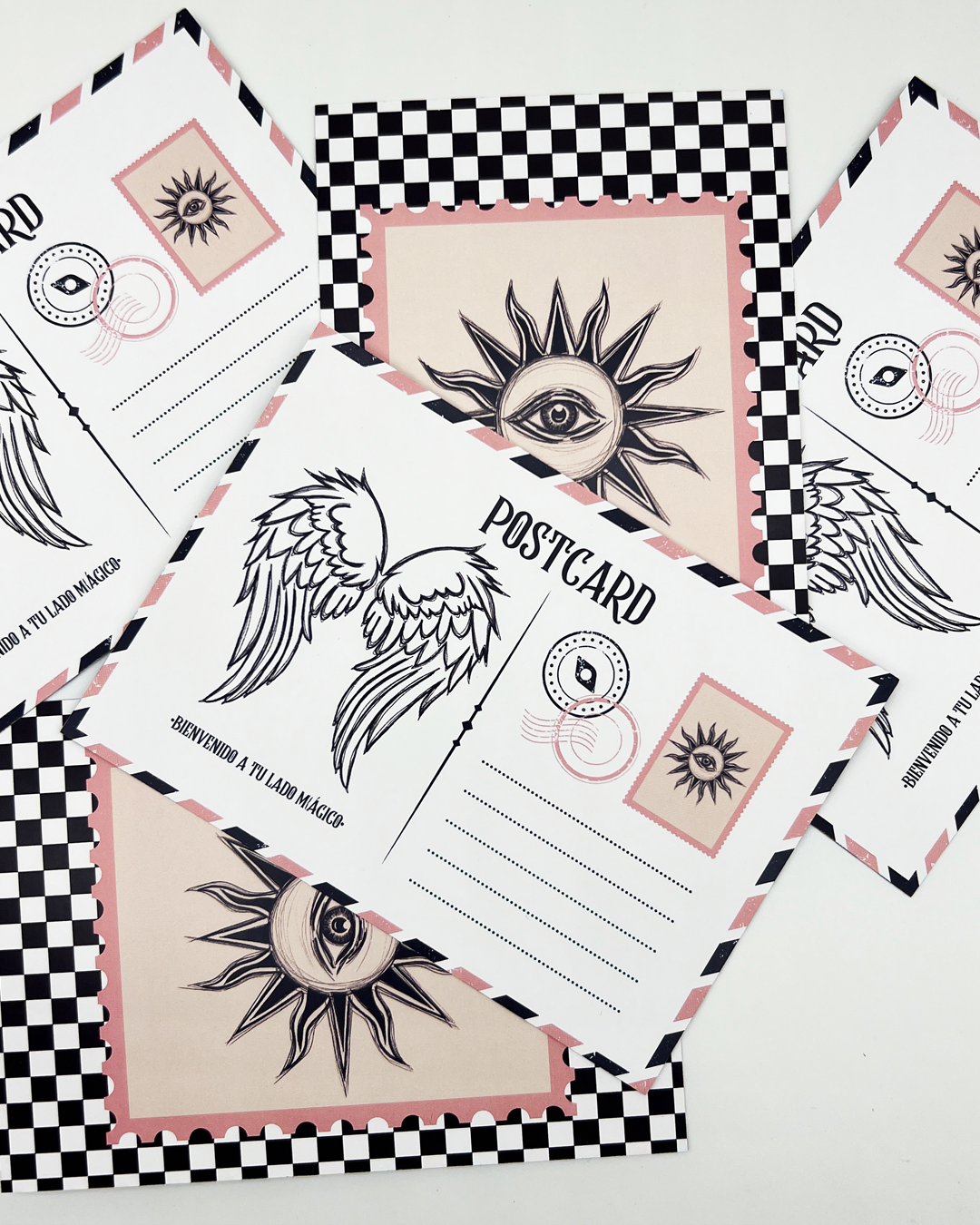 SET 5 POSTCARD TAROT