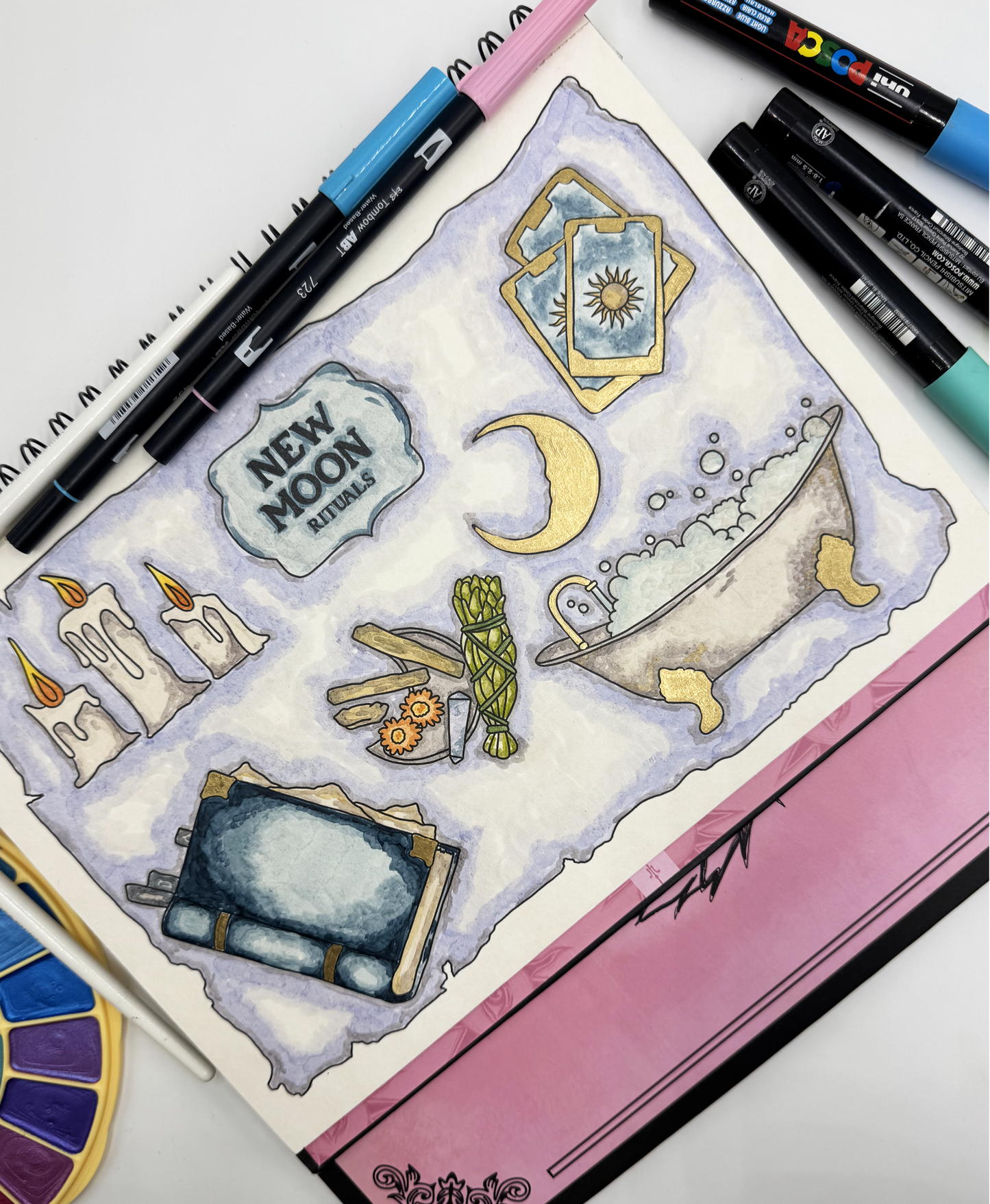 LIBRO TAROT PARA COLOREAR