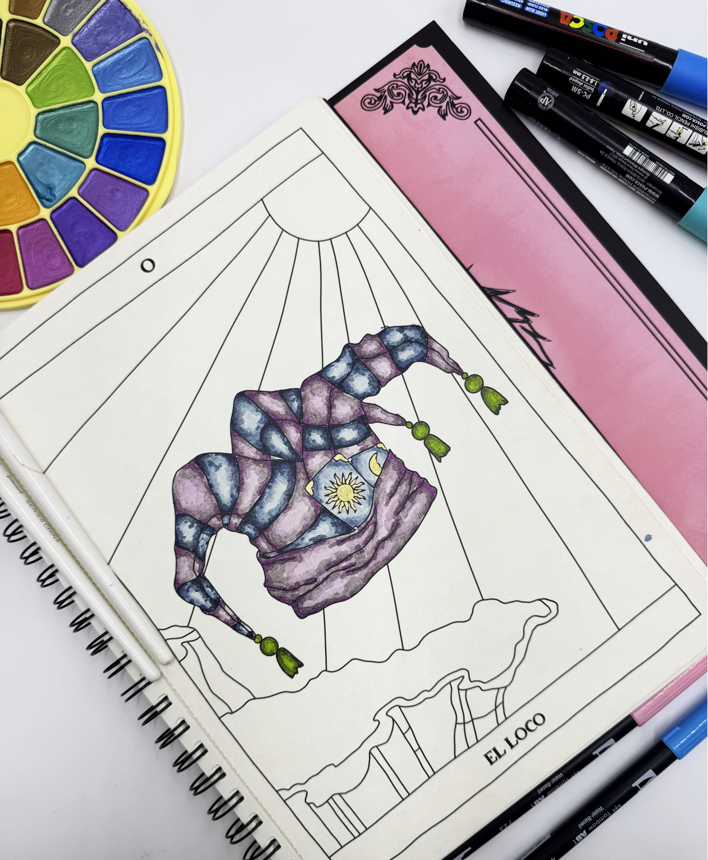 LIBRO TAROT PARA COLOREAR