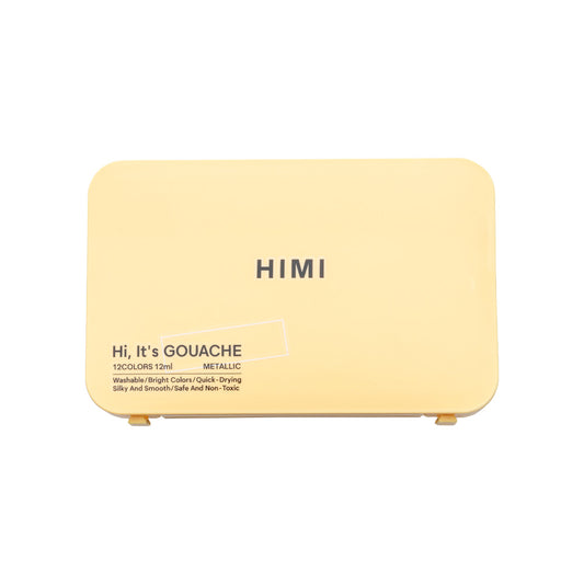 HIMI SET DE GOUACHE METALIZADA HIMI 12 COLORES 12ML