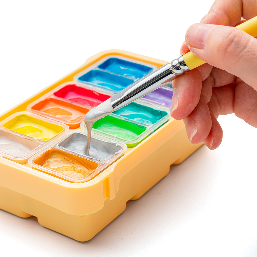 HIMI SET DE GOUACHE METALIZADA HIMI 12 COLORES 12ML