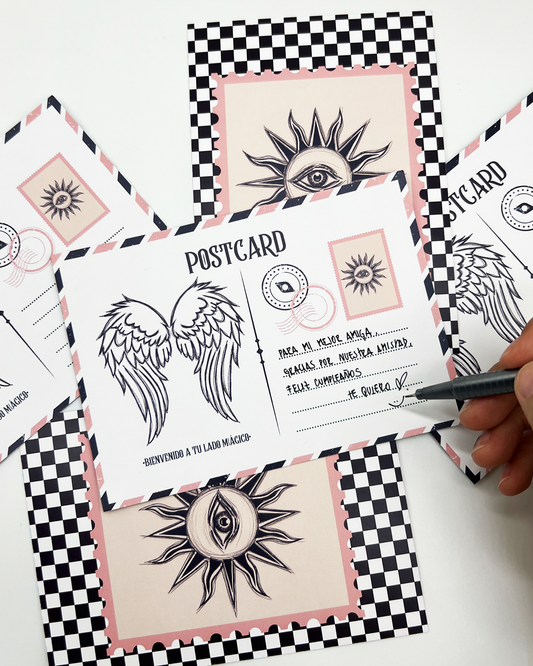 SET 5 POSTCARD TAROT