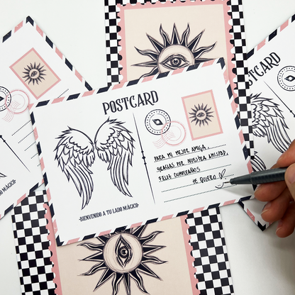 SET 5 POSTCARD TAROT