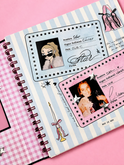 STAR – Libro para colorear grunge y rockero