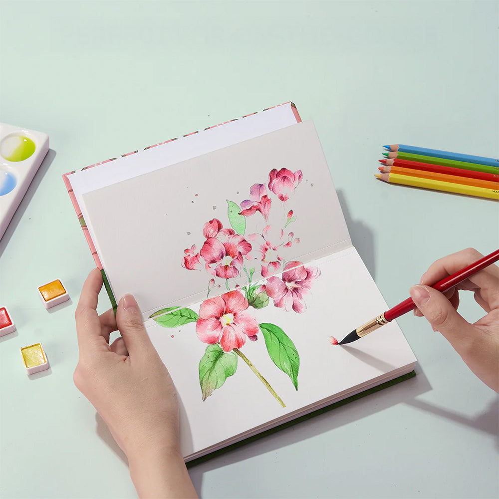 ARRTX CUADERNO DE BOCETOS PARA ACUARELA 24 PAGINAS 300 GRS 18.5 x 10.5 CM