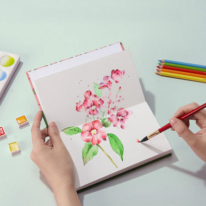 ARRTX CUADERNO DE BOCETOS PARA ACUARELA 24 PAGINAS 300 GRS 18.5 x 10.5 CM