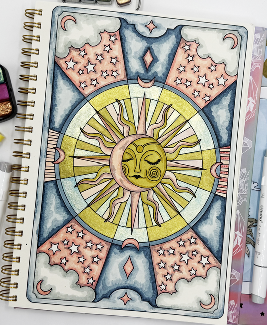 Arcano Gold – Libro para colorear místico del zodiaco