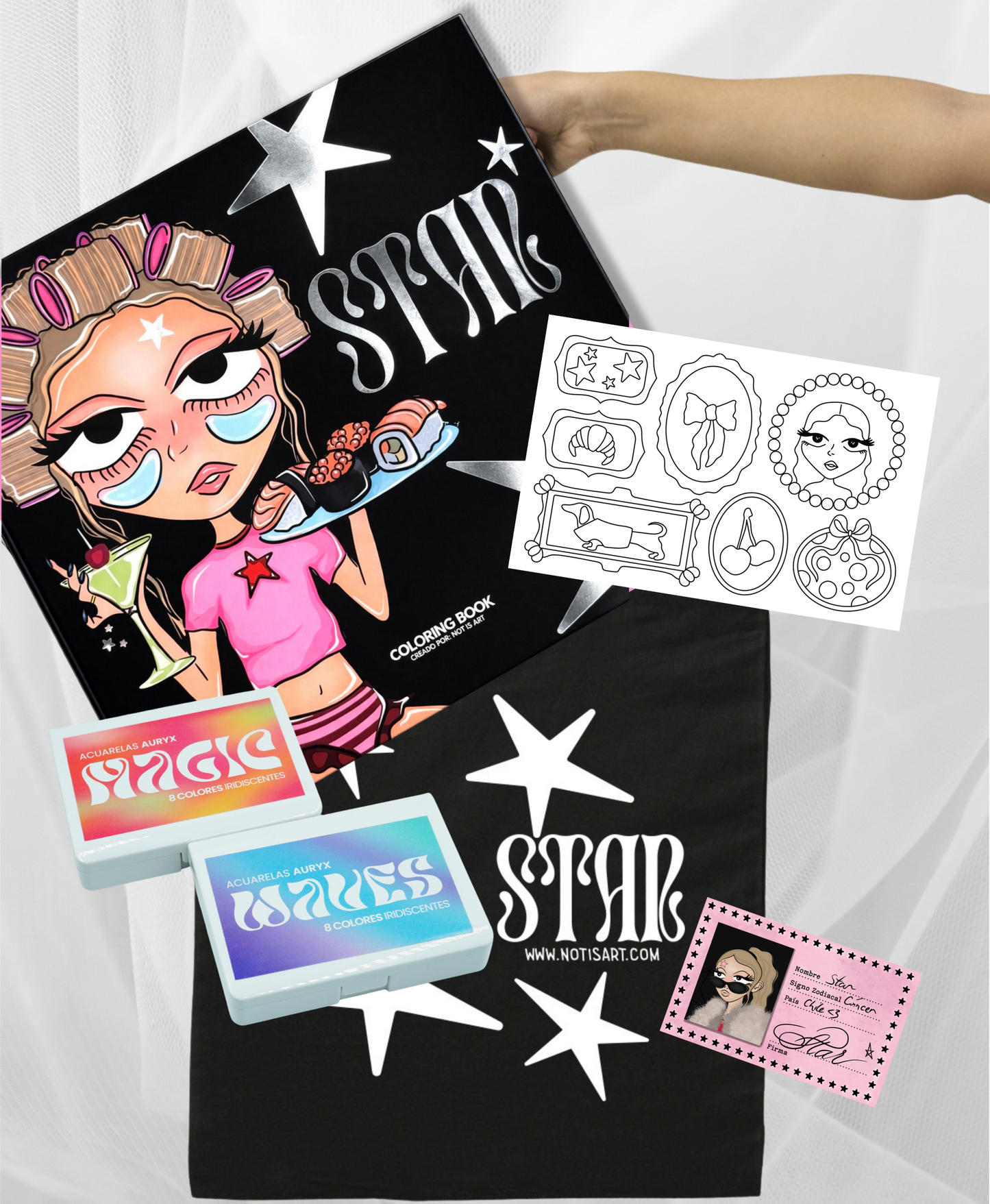 STAR + Pack acuarelas auryx