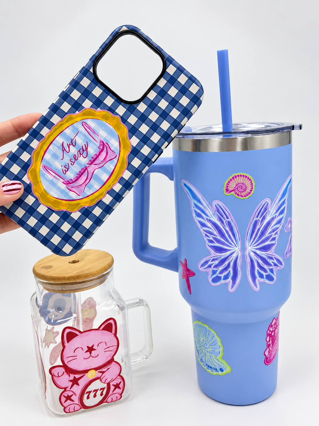 Set Stickers transferibles - Buena Suerte