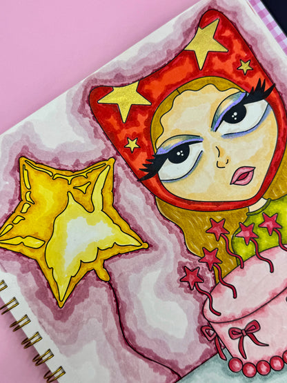 STAR – Libro para colorear grunge y rockero