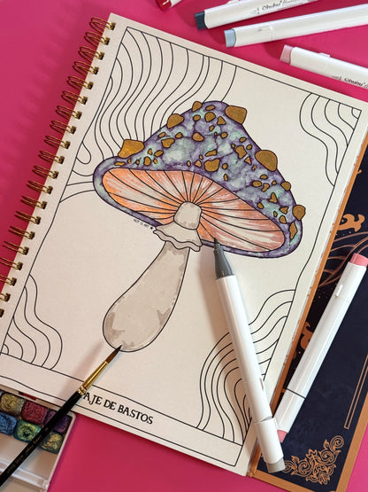 Tarot Tomo II – Libro para colorear de Arcanos Menores