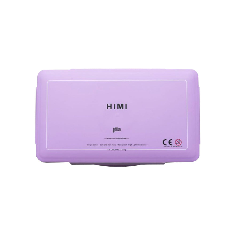 HIMI SET DE PINTURA 18 COLORES GOUACHE PASTEL 30G