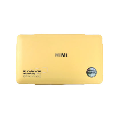 HIMI PINTURA GOUACHE METALIZADA 18 COLORES 30 ML