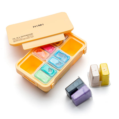 HIMI SET DE GOUACHE METALIZADA HIMI 12 COLORES 12ML