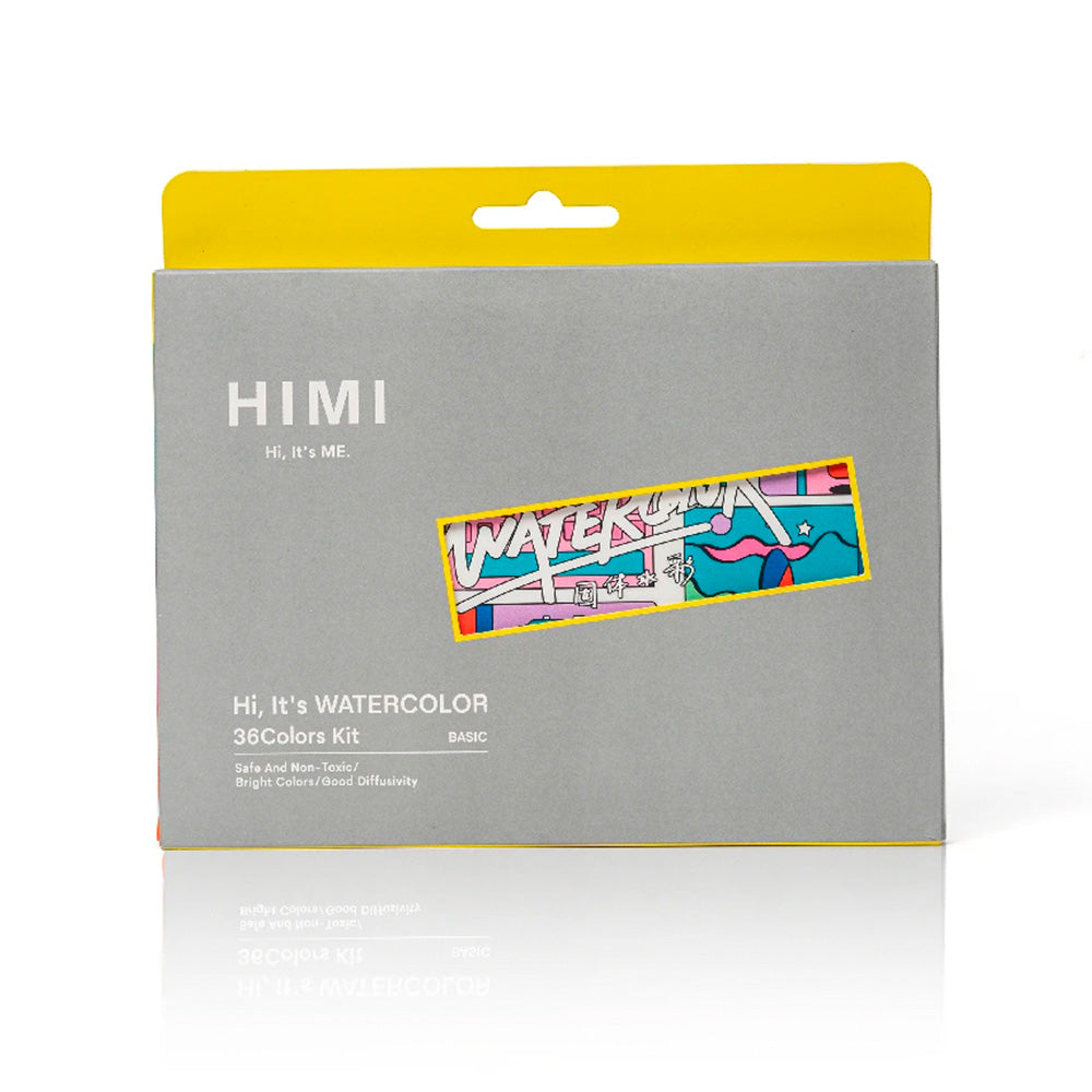 HIMI SQUARE WATERCOLOR KIT 36 COLORS