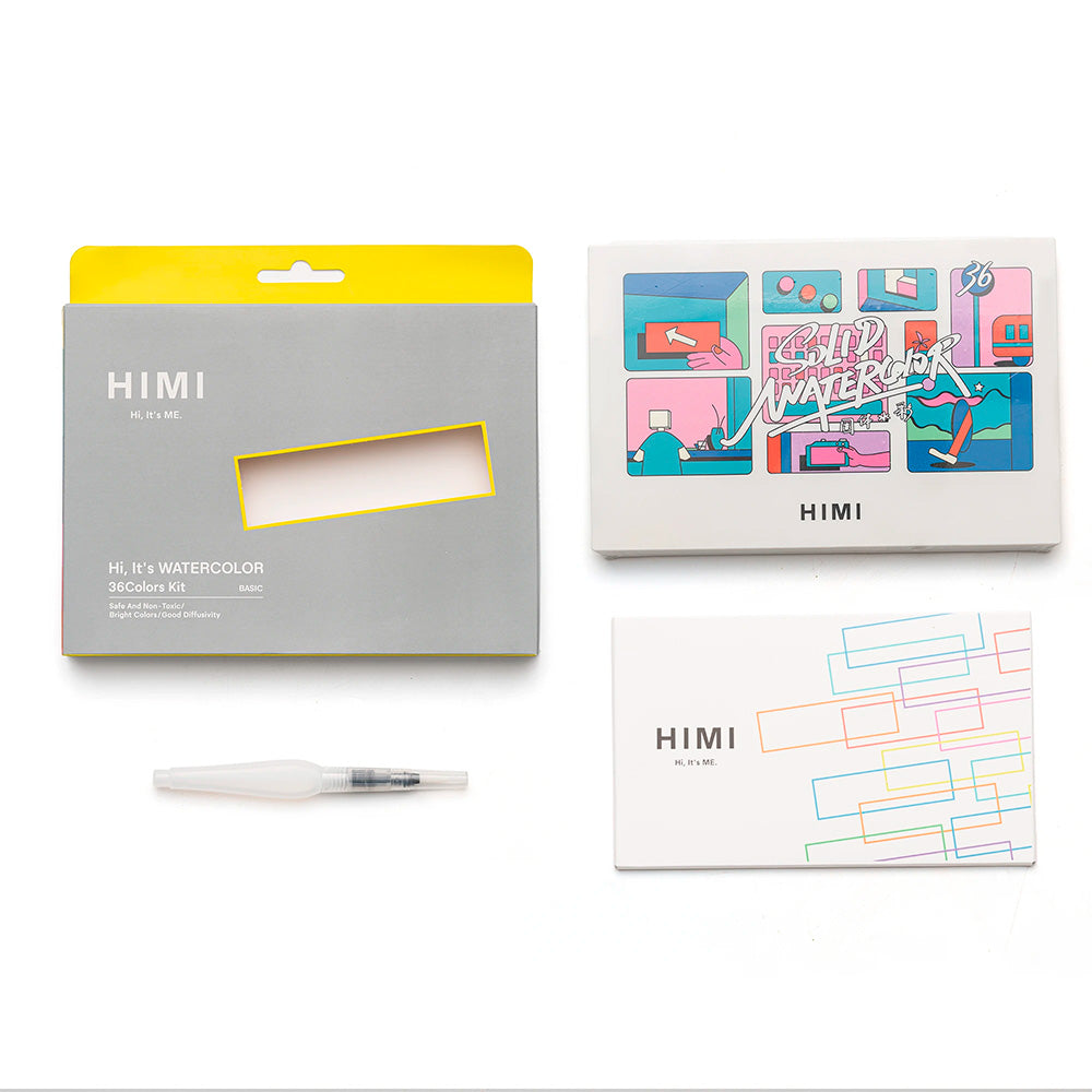 HIMI SQUARE WATERCOLOR KIT 36 COLORS