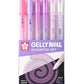Set Lapiz Gel Gelly Roll Sakura Rosado y Morados