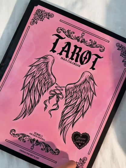 Tarot Tomo I nueva edición  – Libro para colorear de Arcanos Mayores