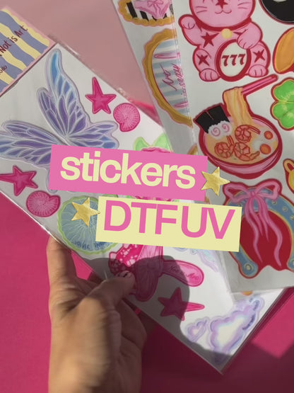 Set Stickers transferibles - Buena Suerte