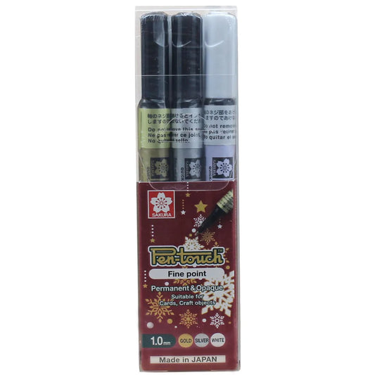 Sakura PenTouch - Set 3 Marcadores Finos 1 mm